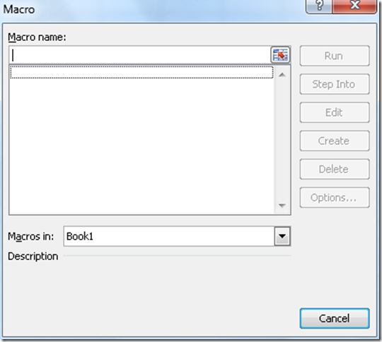 Creating a macro in Excel 2007 Creating a macro in Excel 2007