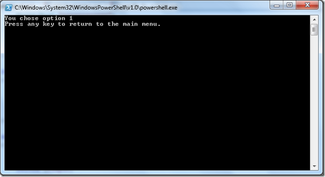 powershell console input menu 1 powershell console input menu 1