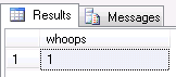 whoops Shows what happens when you set SQL Servers BIT data type to two!
