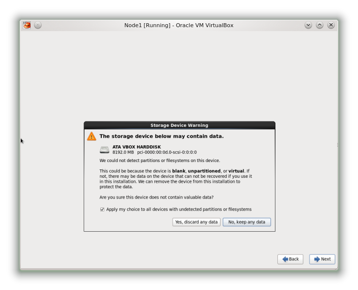 14 - CentOS Storage Warning
