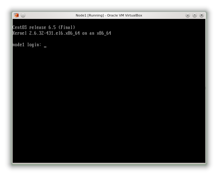 22 - CentOS Login Screen